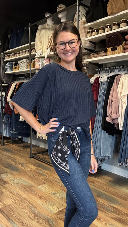 Judy Blue High Waist Bandana Skinny
