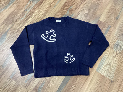 Royal Anchor Knit Top