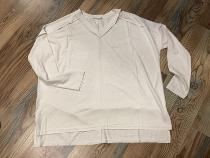 Cream Softy Hacci Long Sleeve Zenana