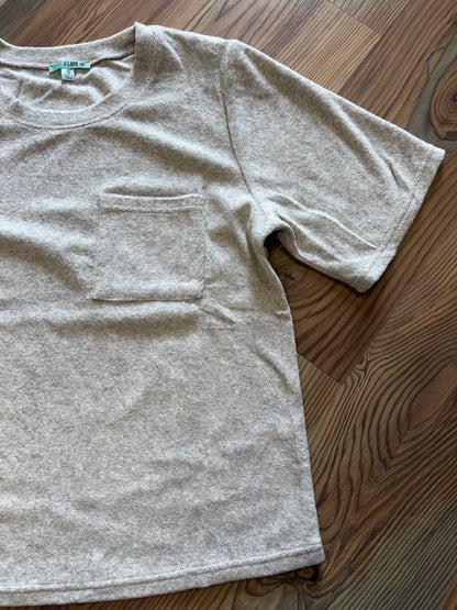 Grey Terry Crop T