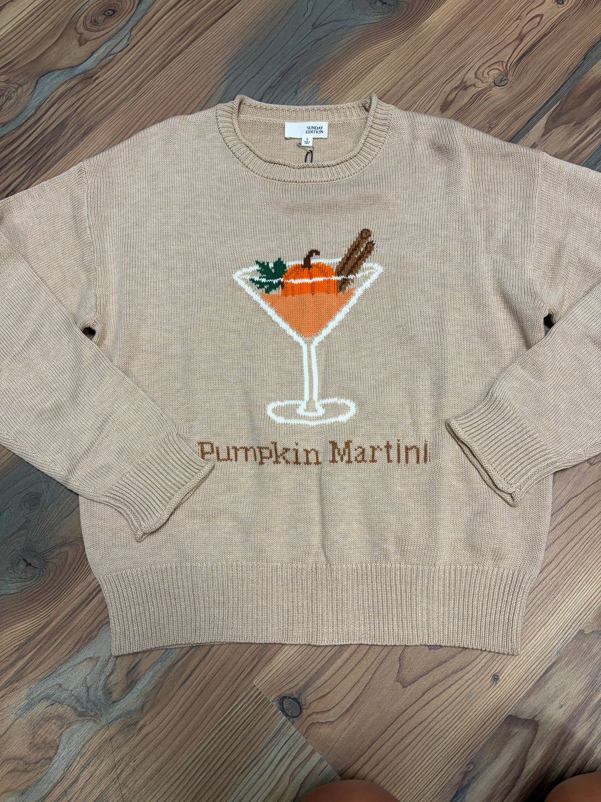 Pumpkin Martini Knit