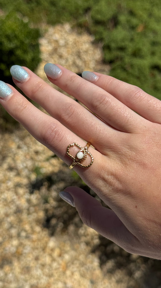 Evil Eye Hamsa Ring
