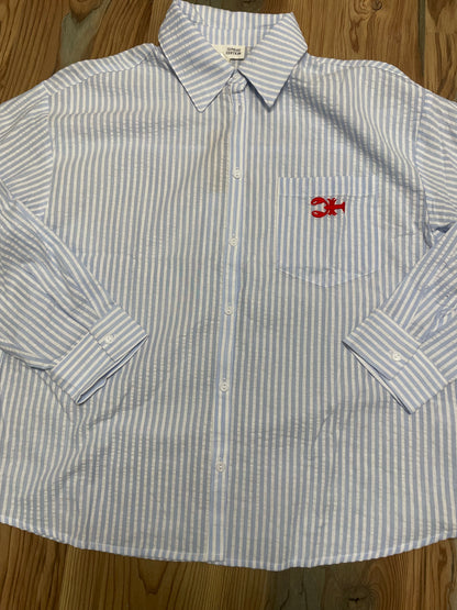 Striped Lobster Button Down