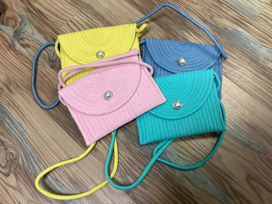 Mini Woven Crossbody Bag