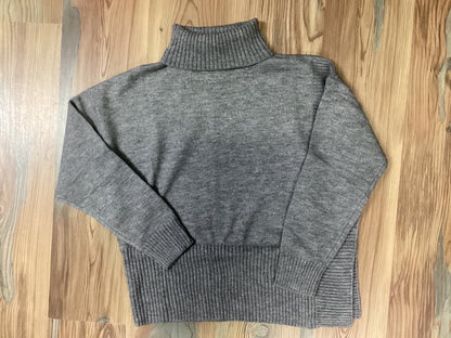 Charcoal Knit Turtle Neck