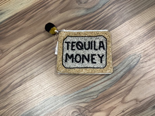 Tequila Money Seed Bead Coin Purse