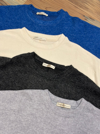 Beige Brushed Melange Dolman