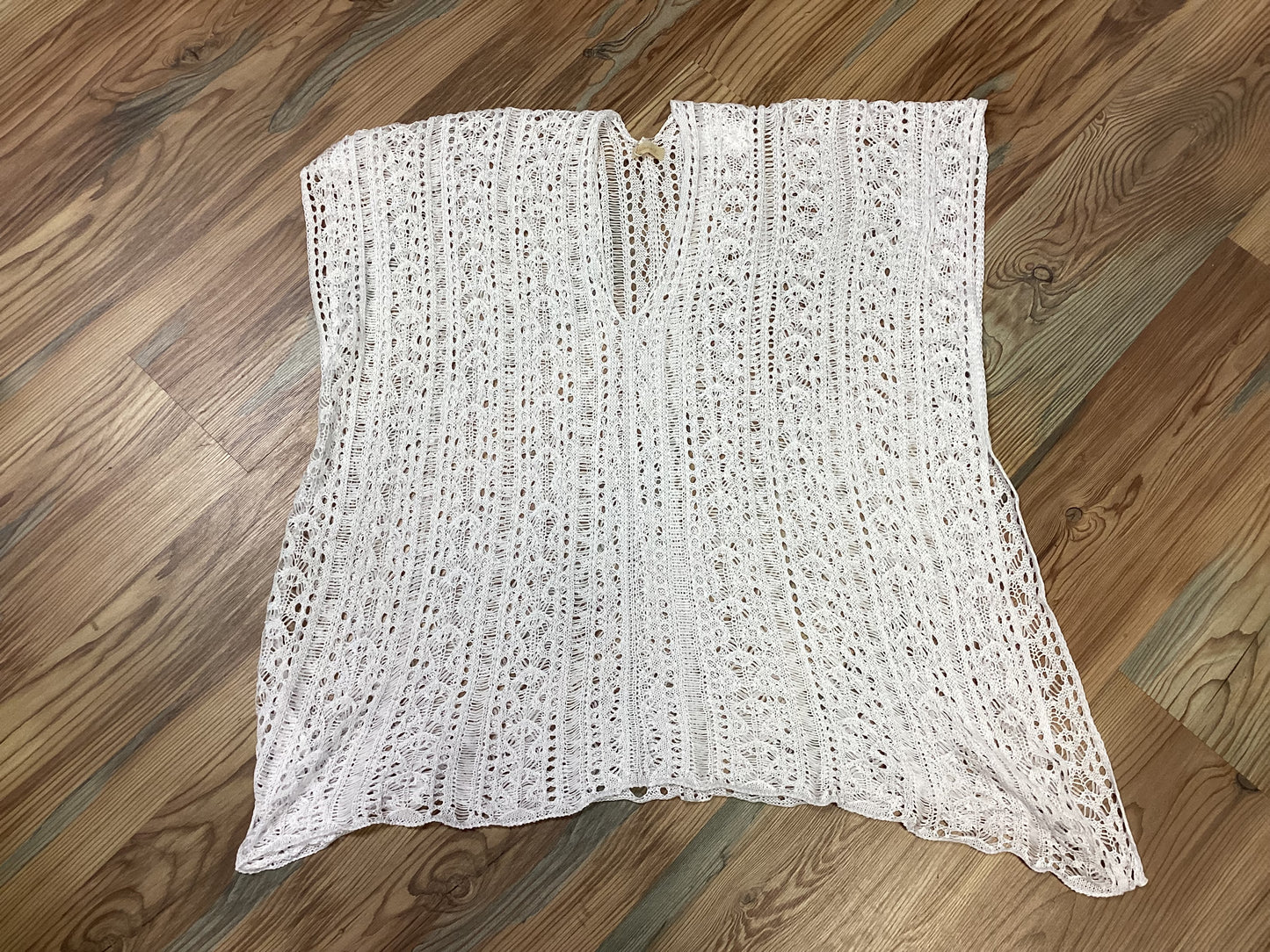 White Crochet Overlay