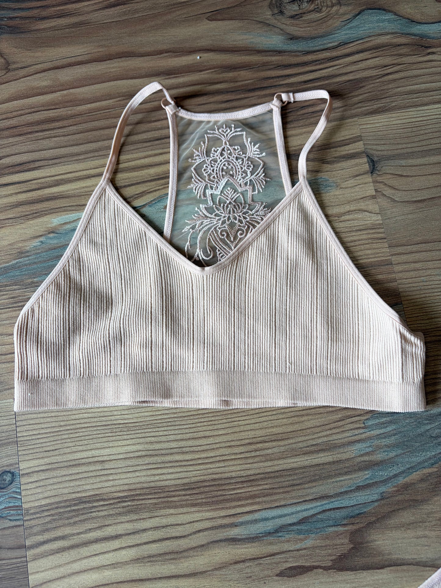 Blush Tattoo Back Bralette