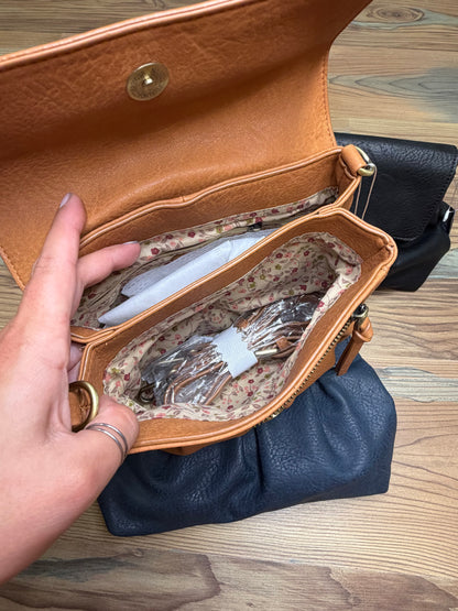 Adrienne Cinch Crossbody Clutch Bag