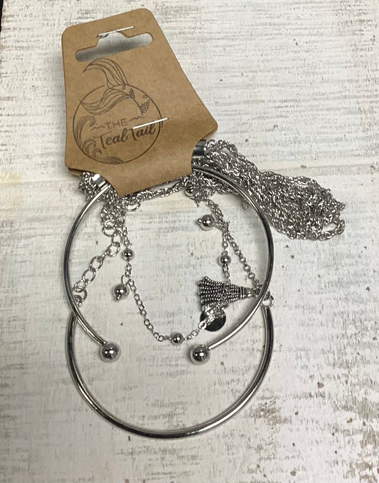 Sliver Bangle Set
