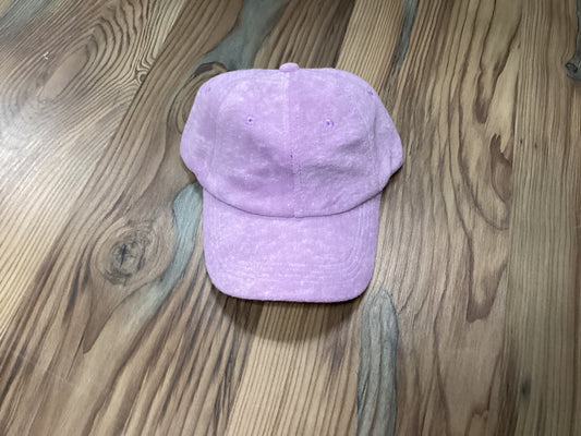 Terry Cloth Purple Hat