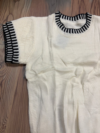 Beige Ruffle Short Sleeve