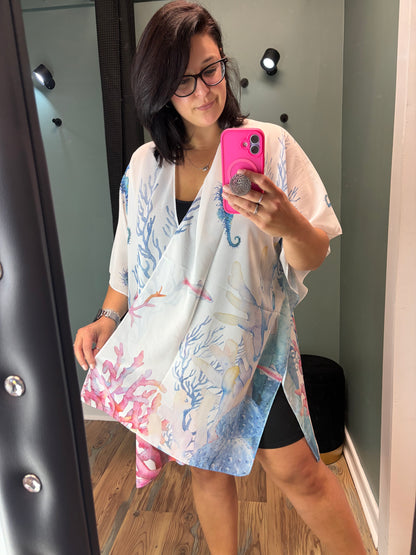 Under The Sea One Size Kimono