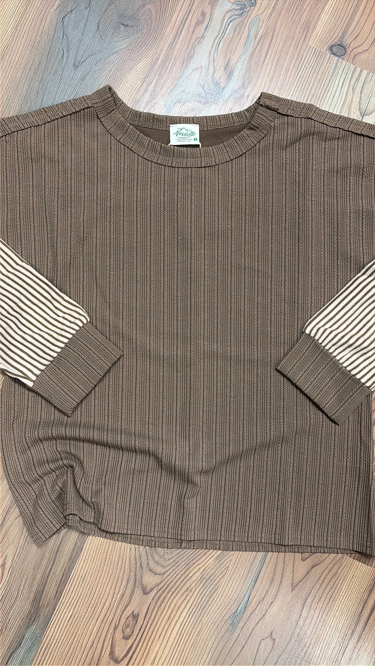 Mocha Cable Softy Long Sleeve