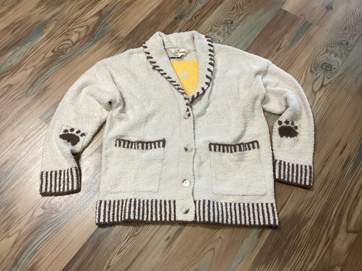 Bear Button Cardigan