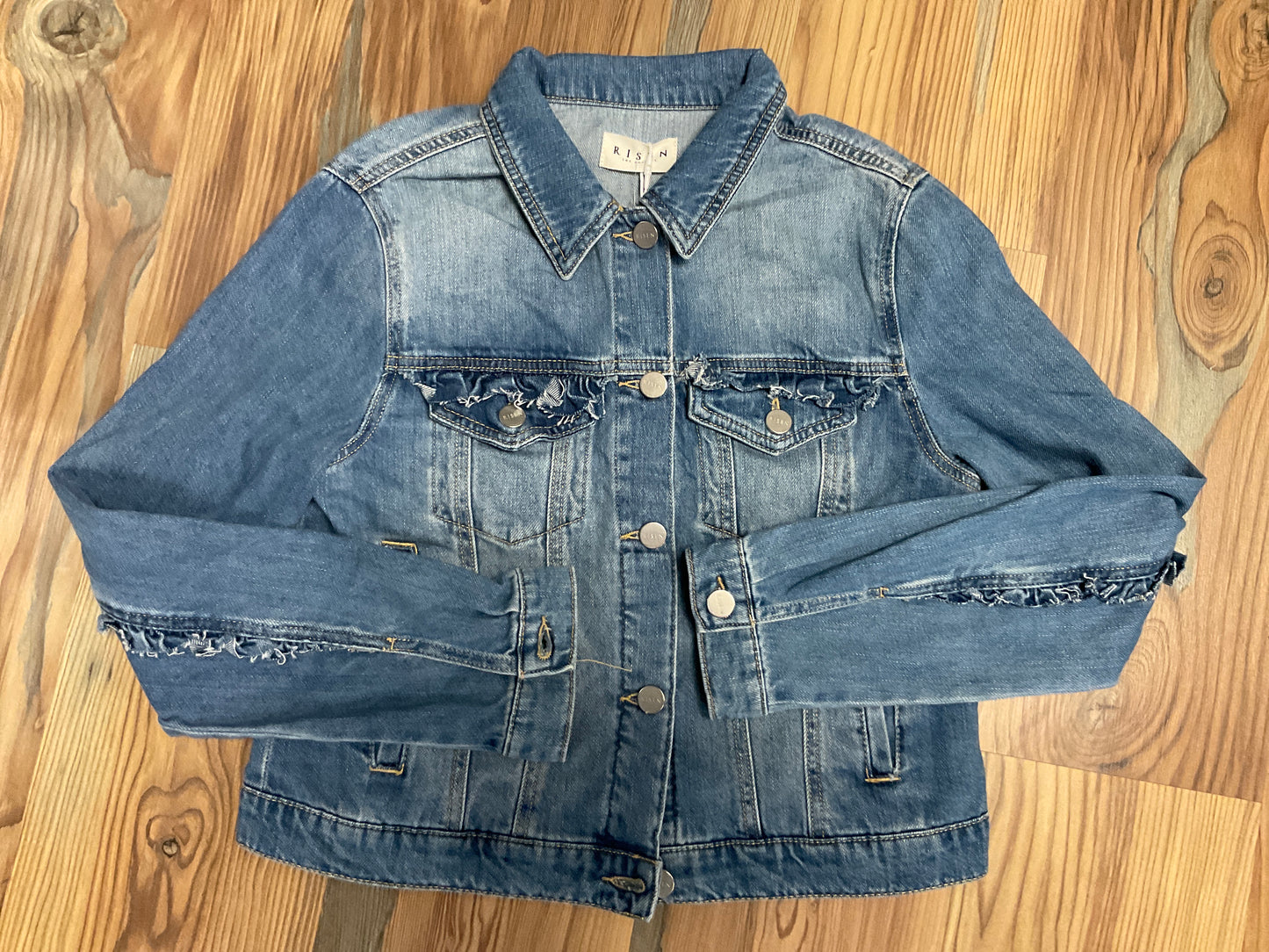 Risen Ruffle Denim Jacket