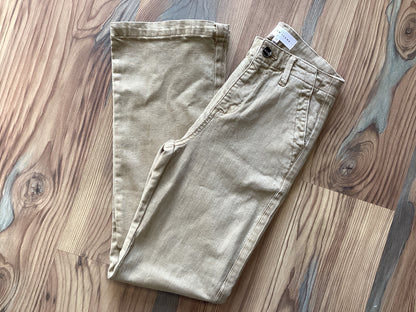 Risen Sand Side Twill Straight High Rise