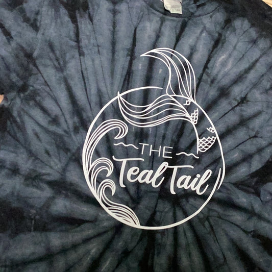Teal Tail Logo T Shirt