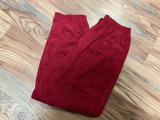 Burgundy Corduroy Pants