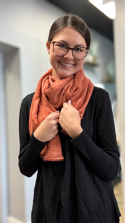 Rust Muted Scarf