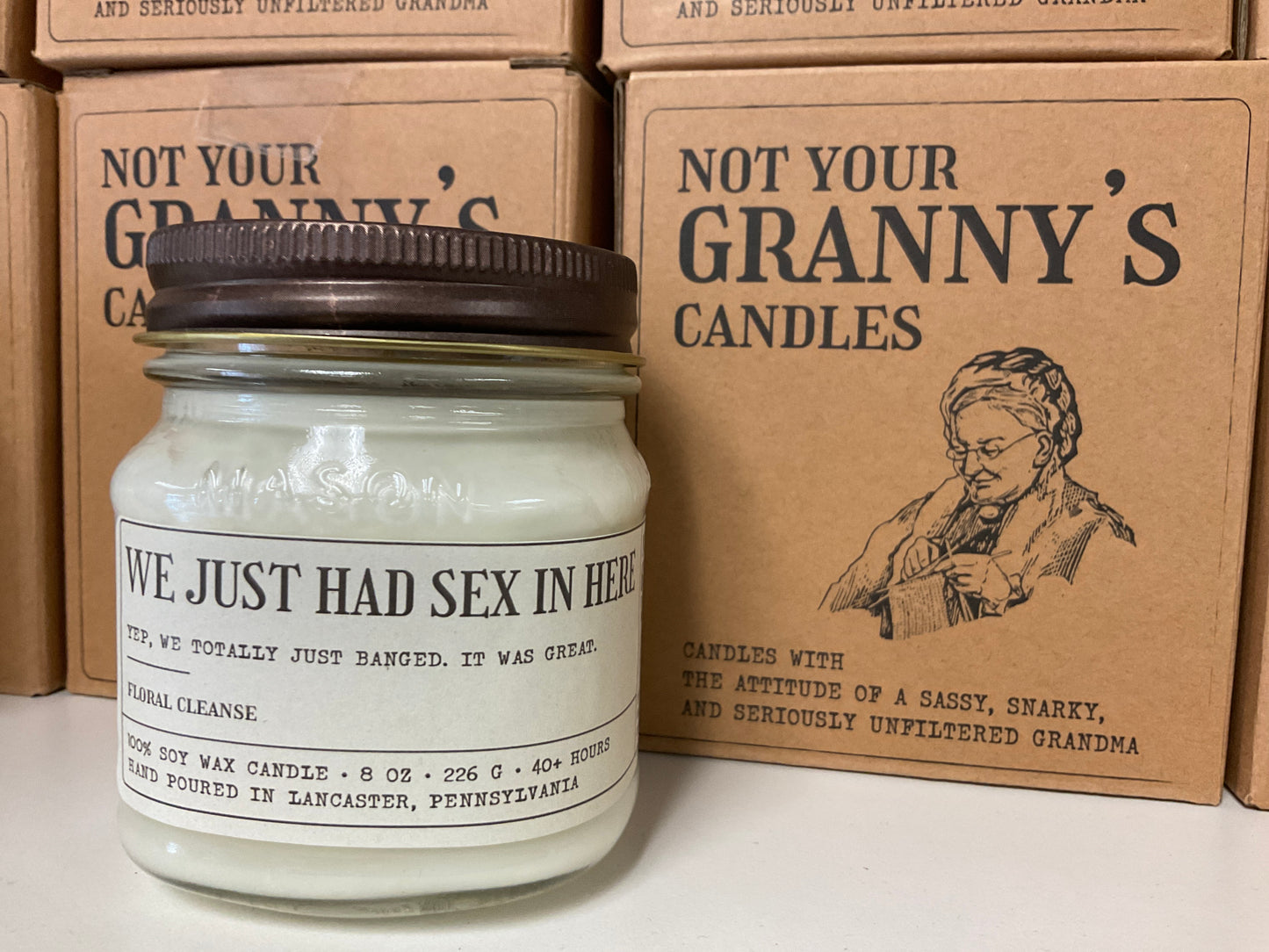 Sex In Here Candle