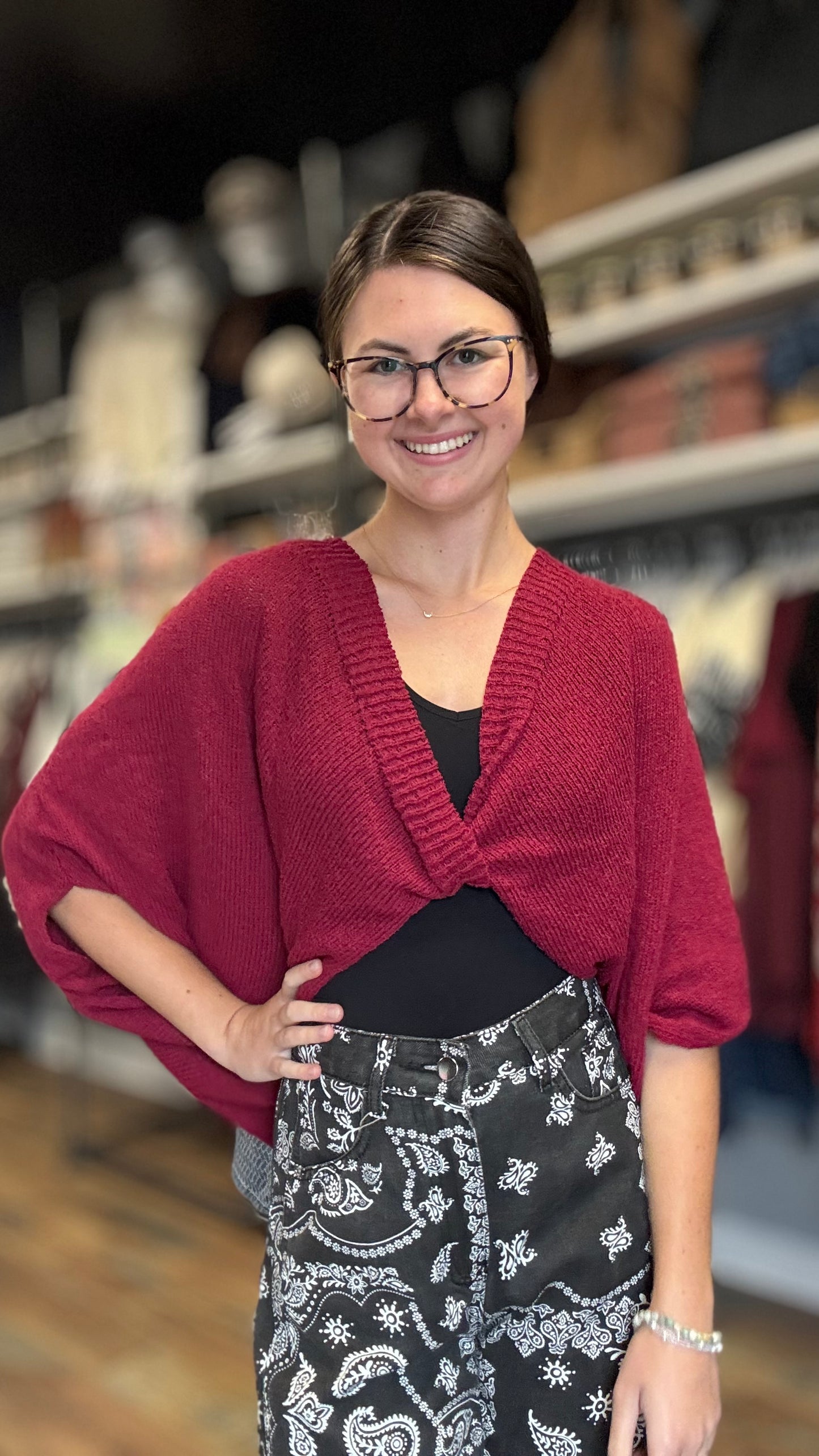 Reversible Raz Cran Knit
