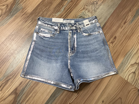 Judy Blue Foiled HW Shorts