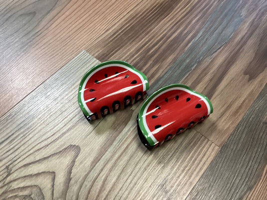 Watermelon Claw Clip