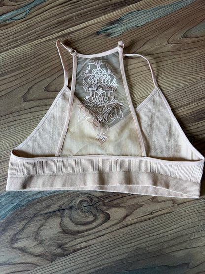 Blush Tattoo Back Bralette