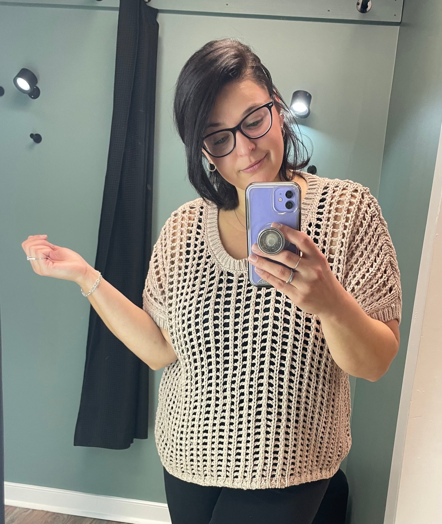 Mocha Net Top
