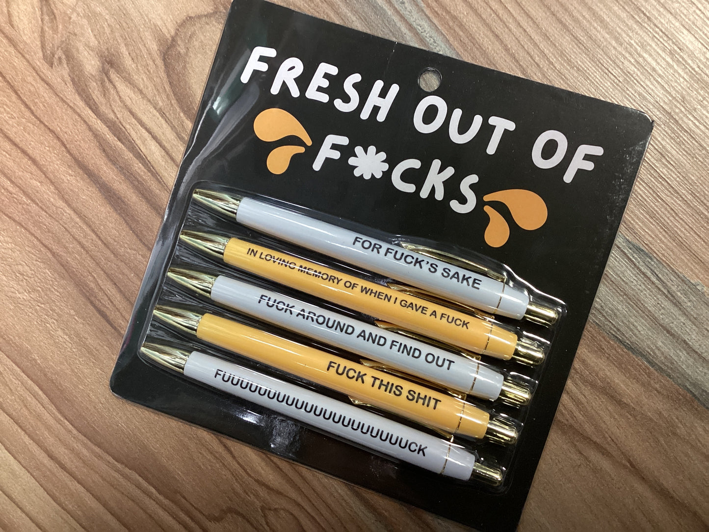 Fresh Out Of Fucks Pen Set