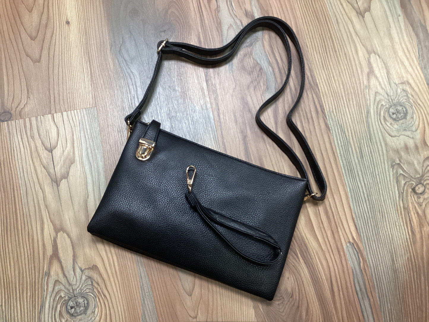 Black Crossbody Clutch