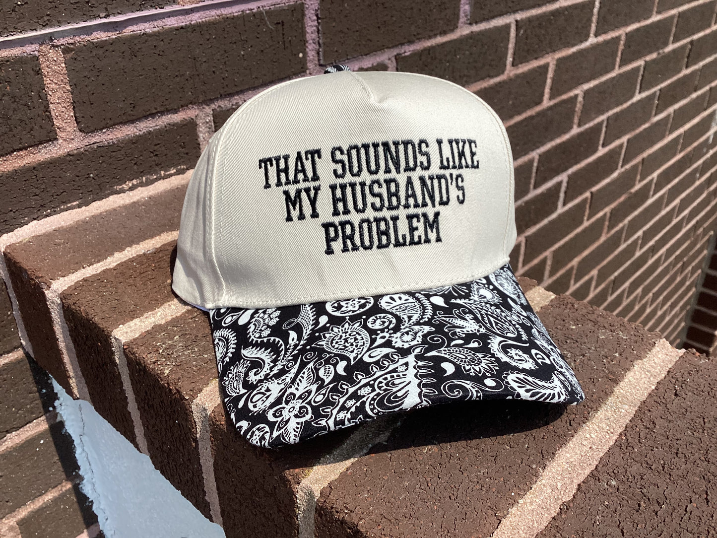 Husband Problem Paisley Cap