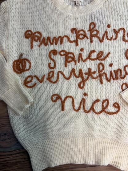 Pumpkin Spice Knit