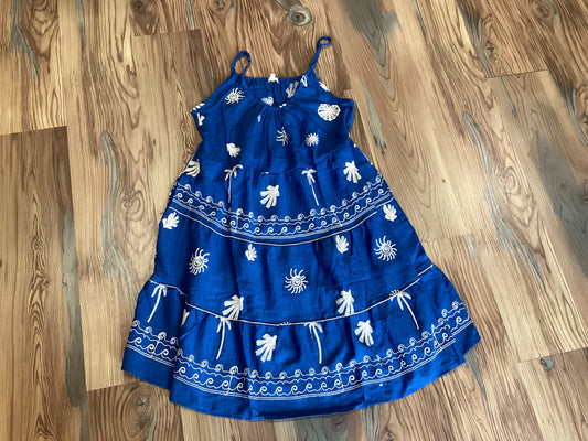 Royal Blue Tiered Dress