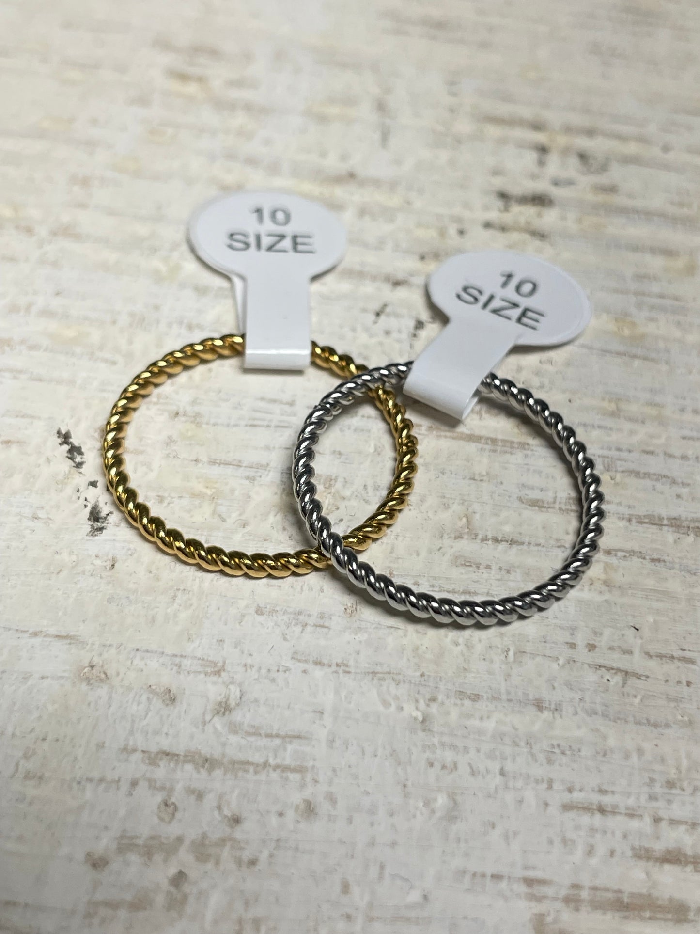 18k Plated Index Ring