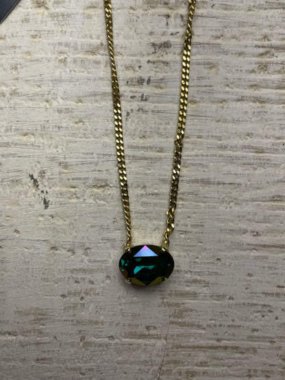 Tova Iza Necklace New Neutrals Emerald Vitrail