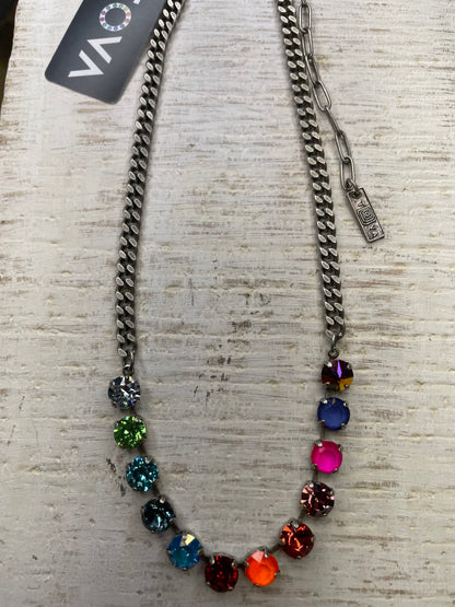 Tova Mini Oakland Necklace Watermelon Rainbow