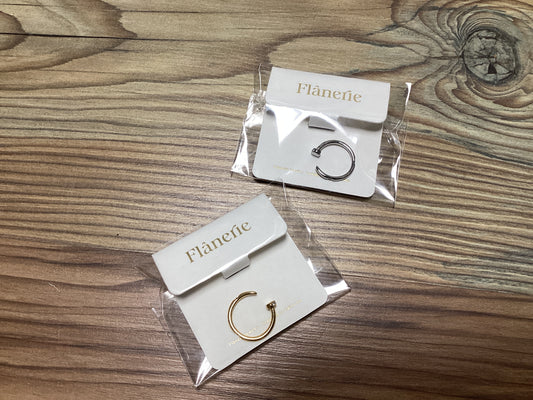 18k Gold Dipped Nail Ring