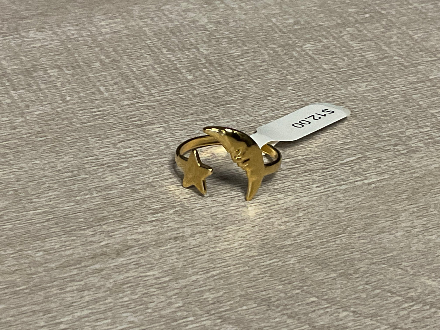 Open Moon/Star Ring