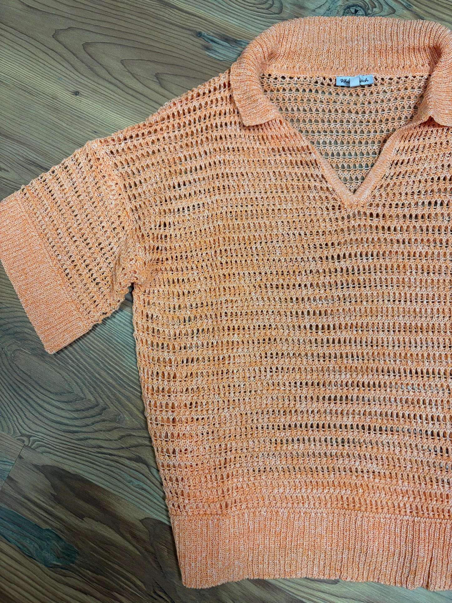 Cantaloupe Collared Knit