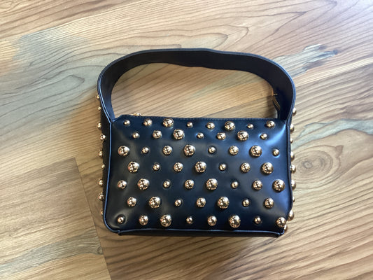 Black Gold Ball Purse