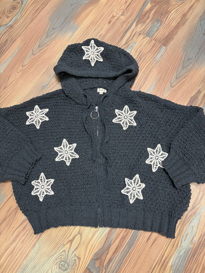POL Star Charcoal Navy Zip Hoodie