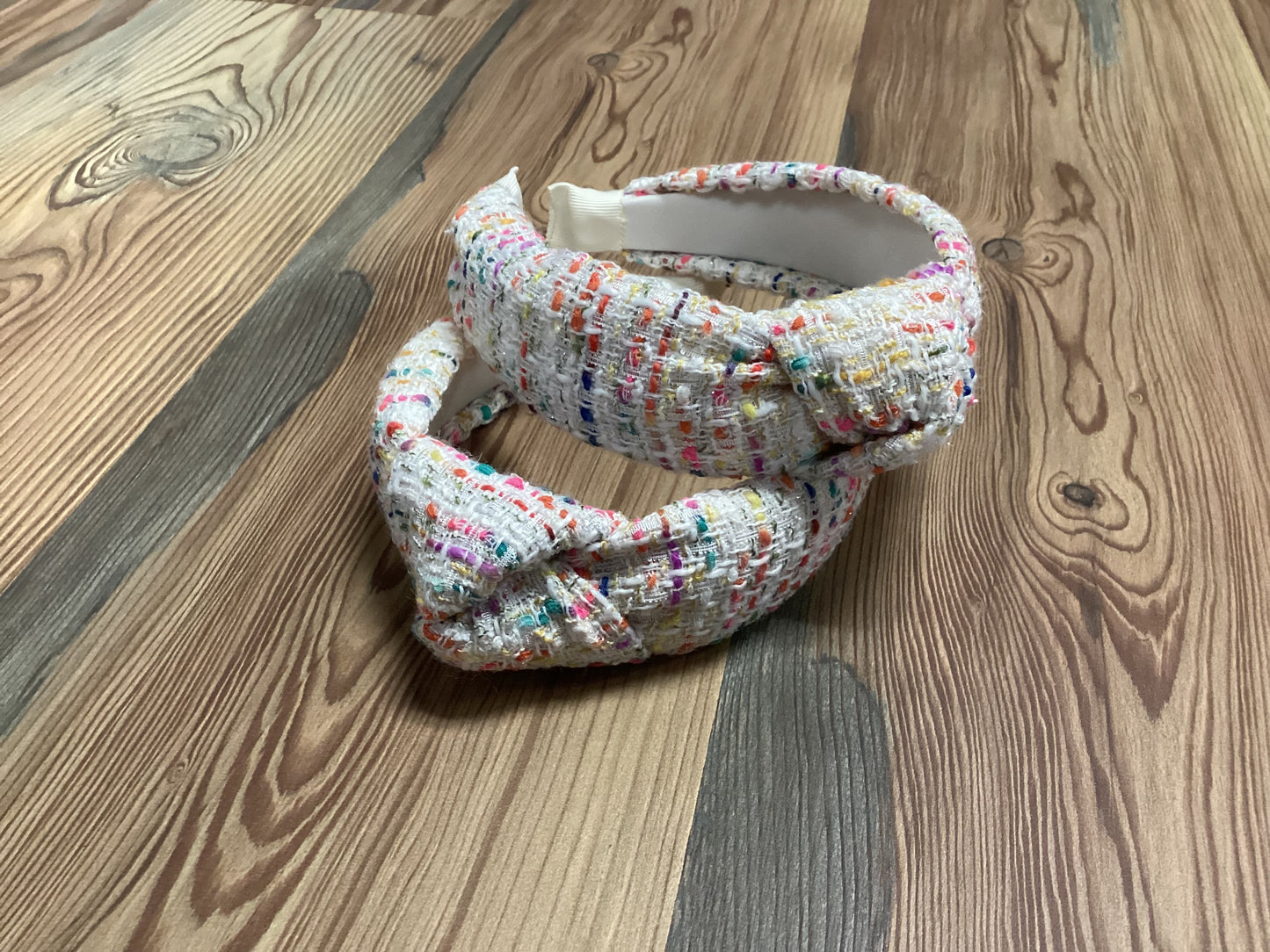 Tweed Top Knot Headband