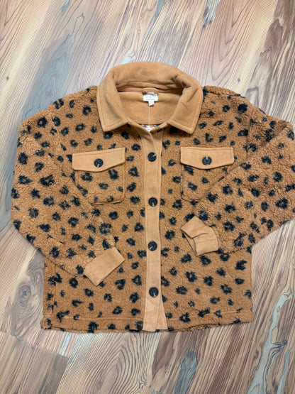 Fluffy Cheetah Shacket