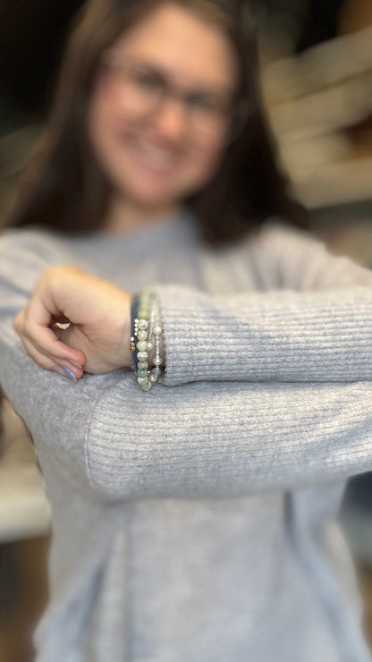 Grey Brushed Melange Dolman