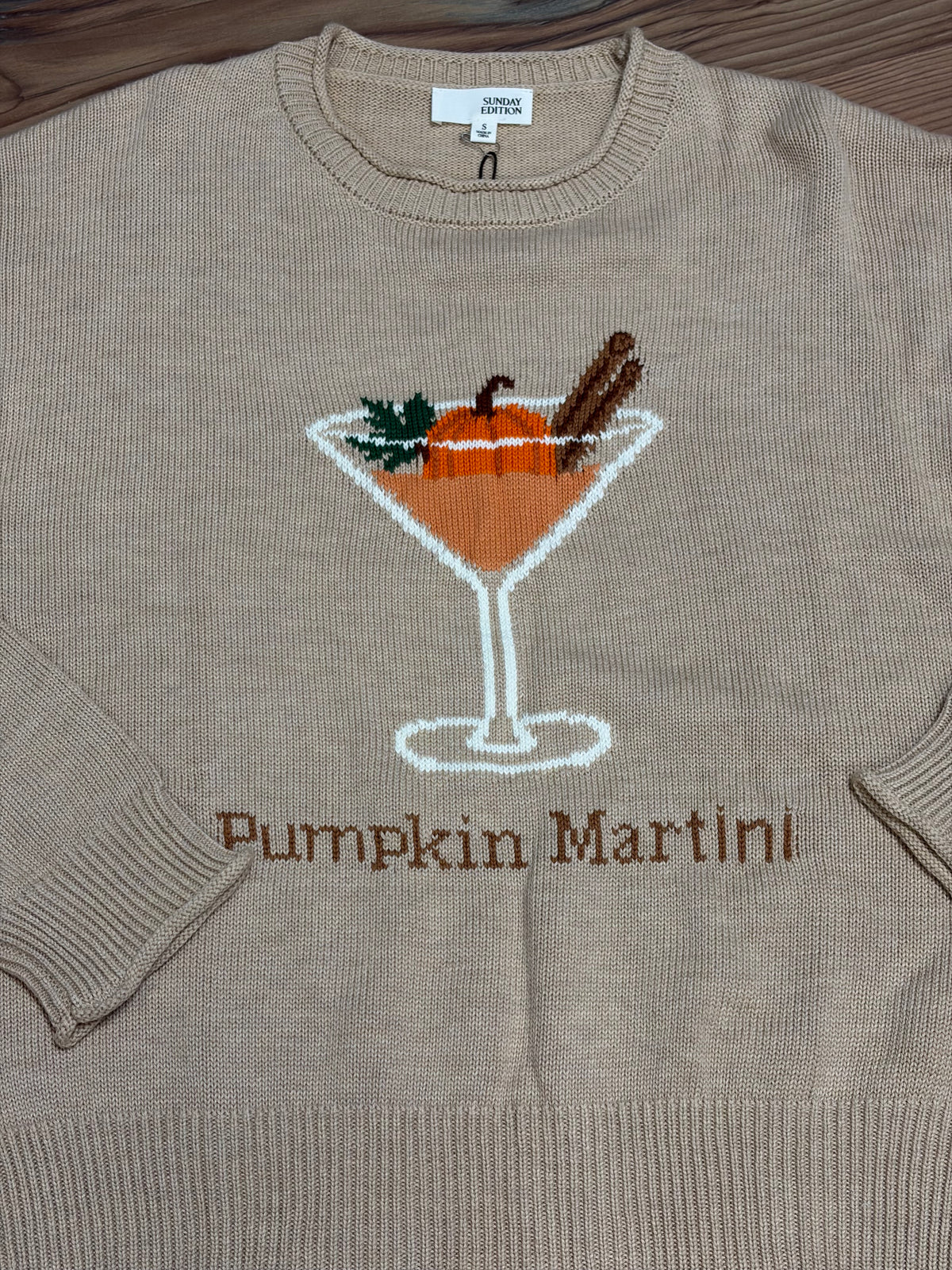 Pumpkin Martini Knit