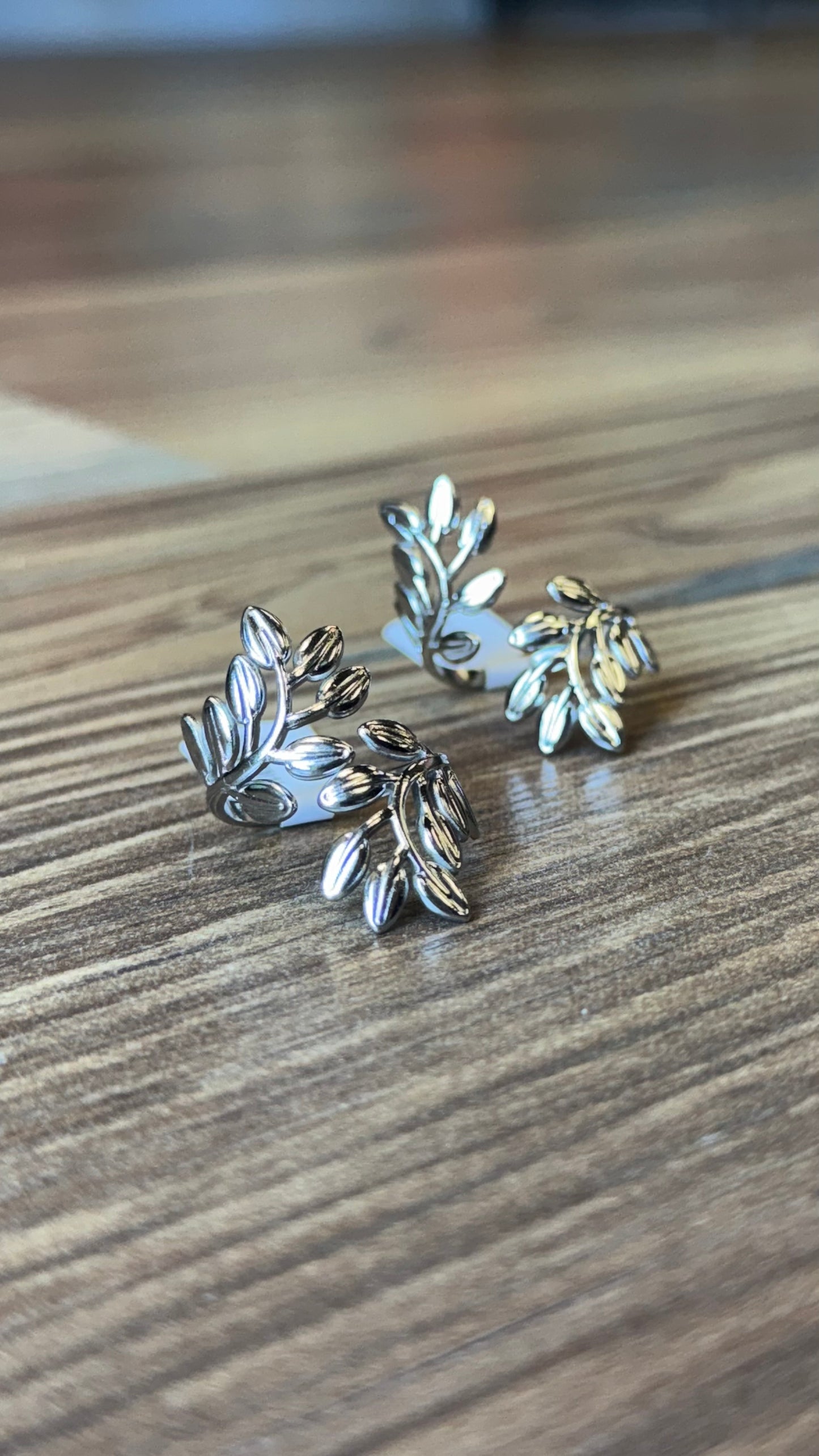 Silver Leaf Ring