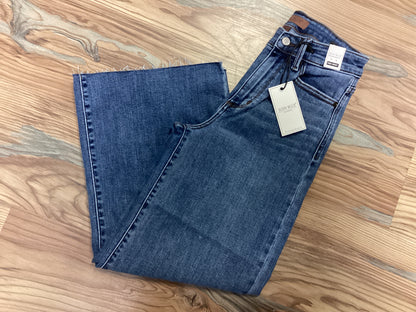 Judy Blue Medium High Waist Raw Crop